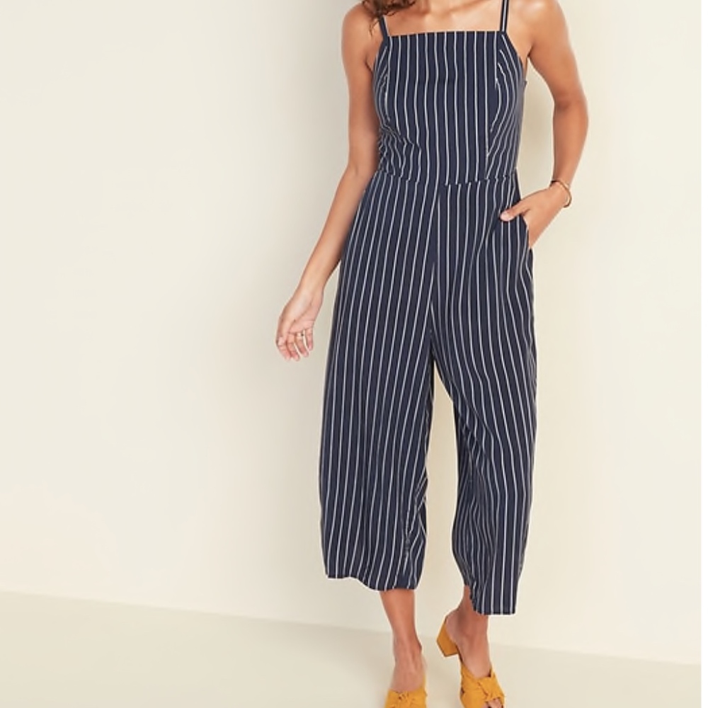 Old Navy Striped Jumpsuit